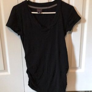 Black maternity shirt